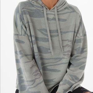 Camo Bell Sleeve Hoodie